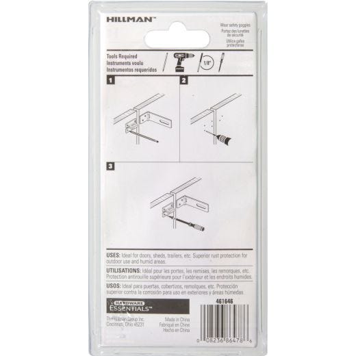 3-1/2" Galvanized Fixed Staple Safety Hasp