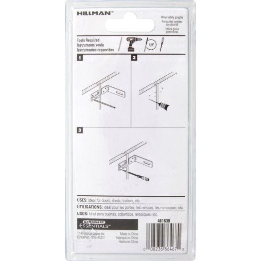 3-1/2" Zinc Plated Fixed Staple Safety Hasp