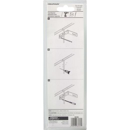 6" Zinc Plated Fixed Staple Safety Hasp