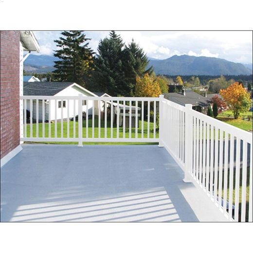 96\" x 36\" Vision PVC Railing