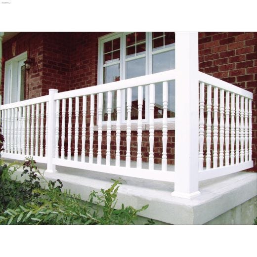 72" x 36" Colonial PVC Railing