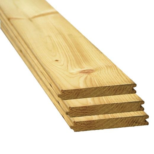 1 x 6 x 12' Tongue & Groove SPF Boards