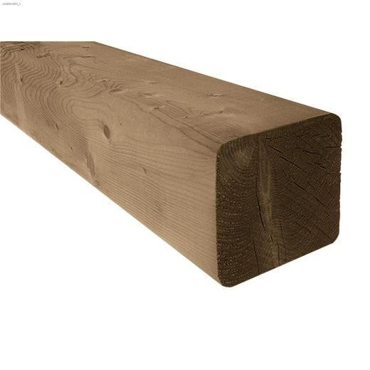 4 x 4 x 8' Brown Pressure Treated Lumber