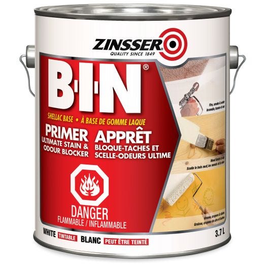 Zinsser B-I-N 3.7 L White Primer Sealer