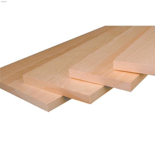 1 x 6 x 12' Clear Select Pine Board