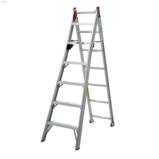 7' Aluminum Type 2 2-Way Combination Ladder