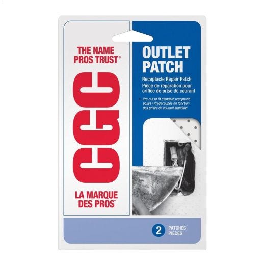 Strait-Flex\u00ae Outlet 4-3\/4\" x 6-1\/4\" Drywall Patch