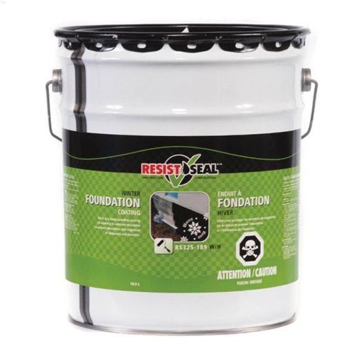 18.9 L Pail Black Winter Foundation Coating