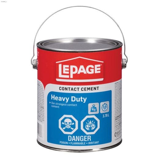 Pres-Tite\u00ae 3.8 L Carded Tube Heavy Duty Contact Cement
