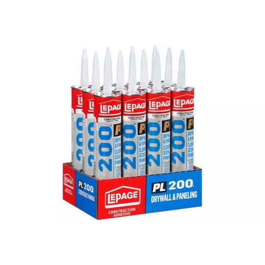 PL 200 295 mL Tan Drywall Construction Adhesive