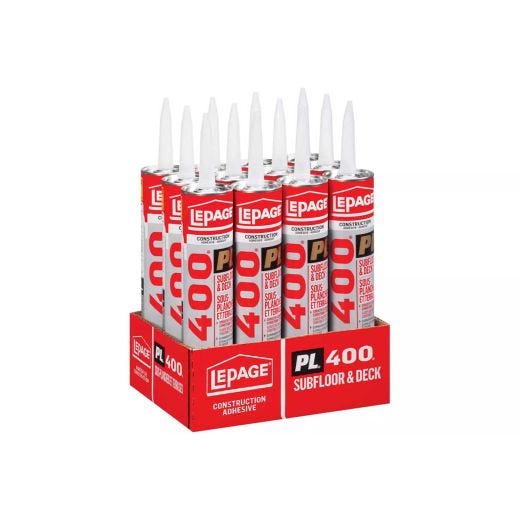 PL 400 295 mL Beige Subfloor & Deck Adhesive