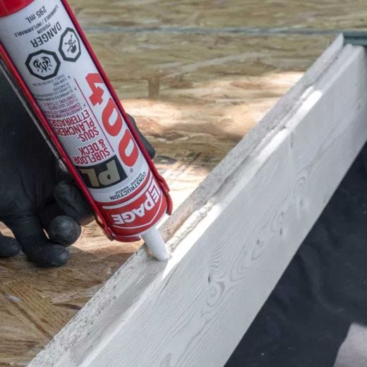 PL 400 295 mL Beige Subfloor & Deck Adhesive