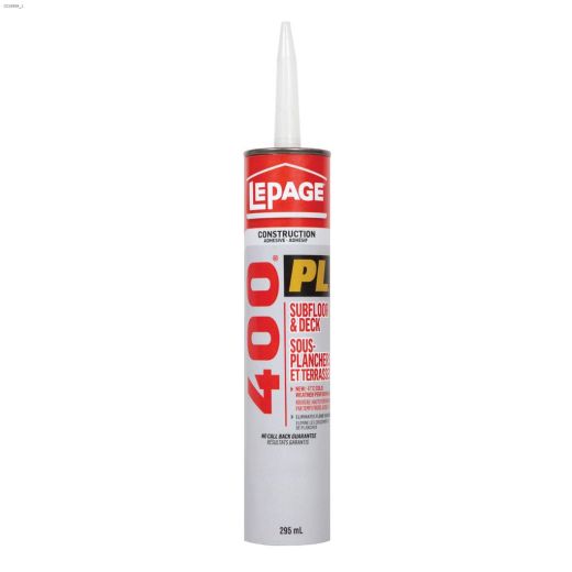 PL\u00ae 400\u00ae 295 mL Beige Subfloor & Deck Adhesive