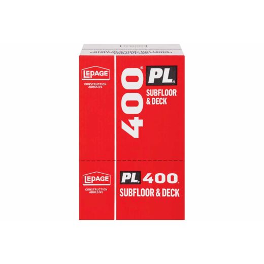 Adhésif pour sous-plancher et terrasse beige PL® 400® 825 ml