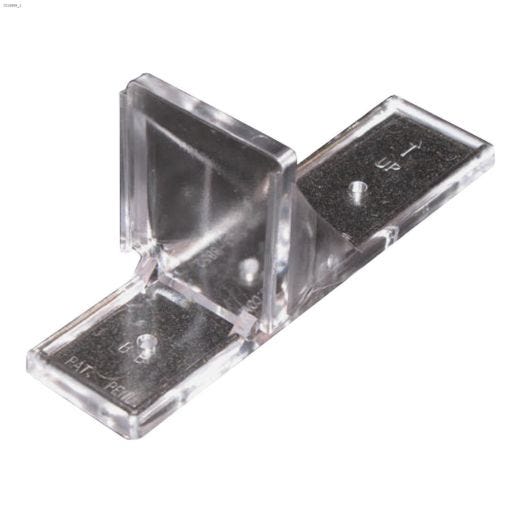 6\" x 2-1\/2\" x 1-1\/2\" Clear Mini Snow Guard