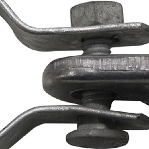1-3\/8\" x 2\" Galvanized Rail End Assembly