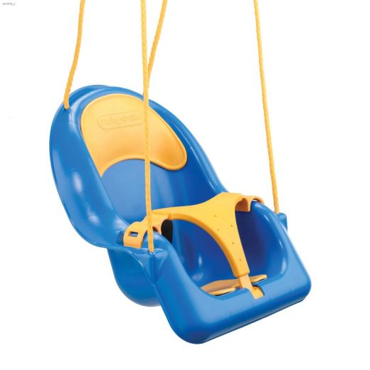 Comfy-N-Secure 55 lb Blue/Yellow Toddler Swing