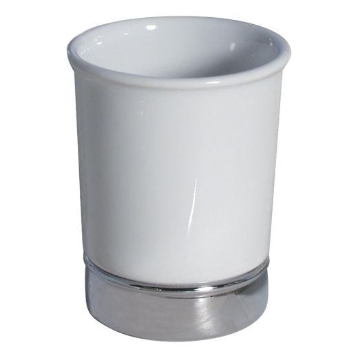 York Ceramic White Tumbler