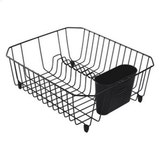 Microban\u2122 Black Small Dish Drainer