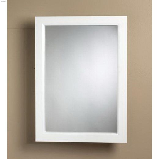 22.38" x 16.38" White Medicine Cabinet