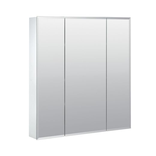 25-1/2" x 23.63" White Medicine Cabinet