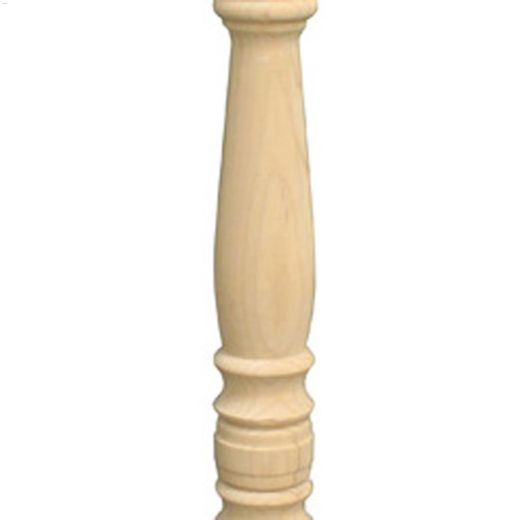 2-7\/8\" x 2-7\/8\" x 53\" Hemlock Turned Newel Post