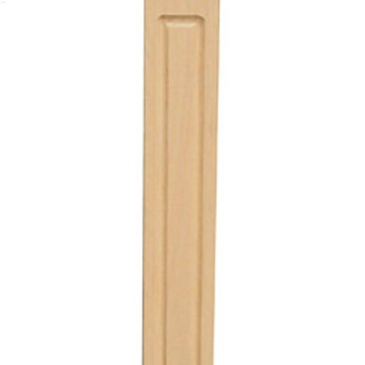 1-1/4" x 2-1/2" x 49" Oak Victorian Half Newel Post