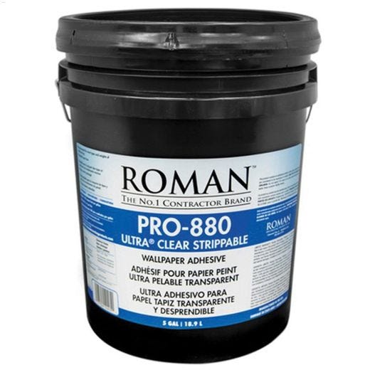 PRO-880 3.8 L Clear Strippable Wallcovering Adhesive