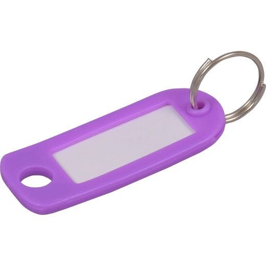 Porte-clé de rechange avec étiquette ID flexible