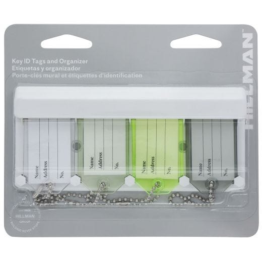 4-Key Tag With Organizer