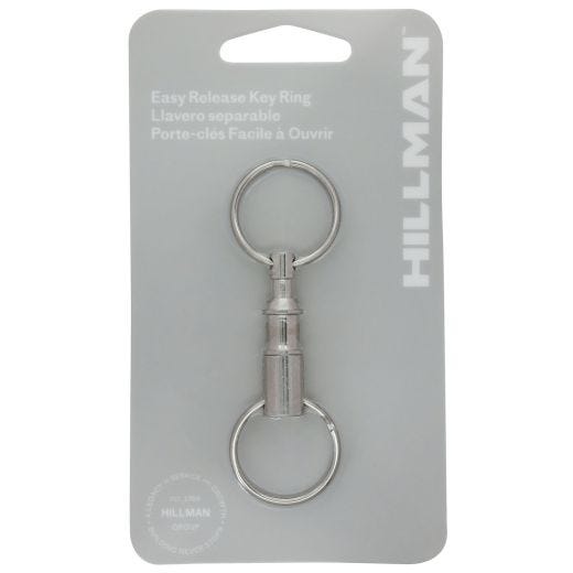 1" Easy Release Key Ring