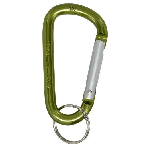 Porte-clés métallique à mousqueton
