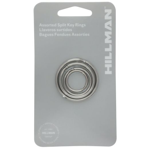 Assortiment de porte-clés à anneau fendu