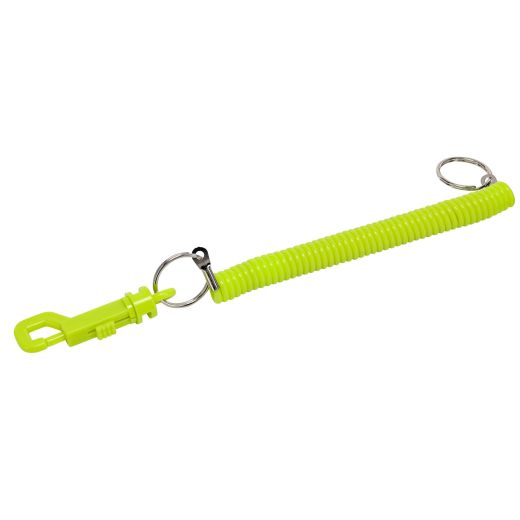 Porte-clés à cordon spiralé extensible