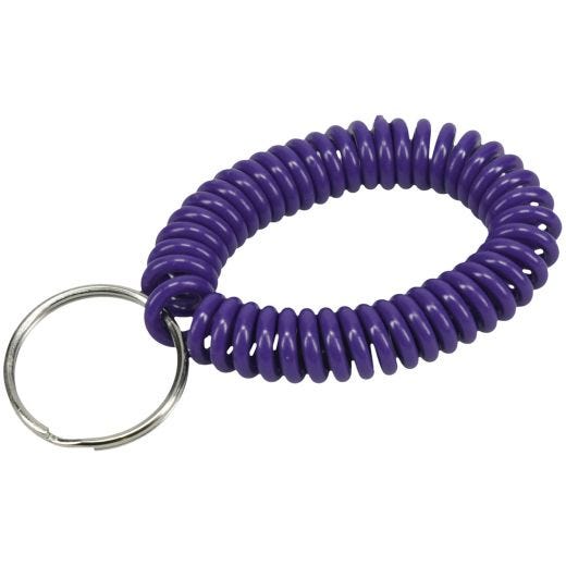 Porte-clés et bracelet spiralé