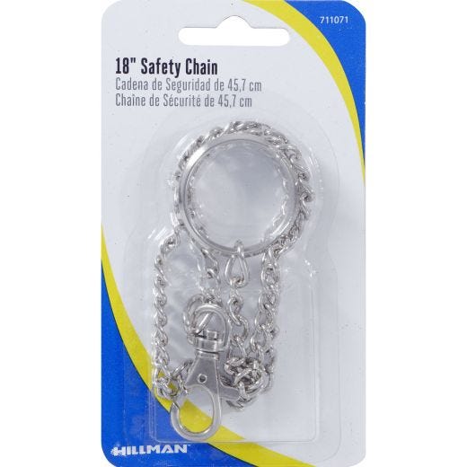 Key Ring With Safety Chain