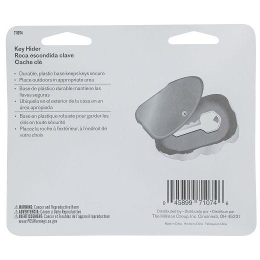 Rock Key Hider For Near House Or Garage