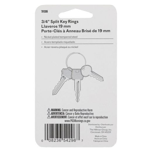 Porte-clés à anneau fendu