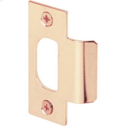 2-3\/4\" x 1-1\/8\" Polished Brass T-Strike