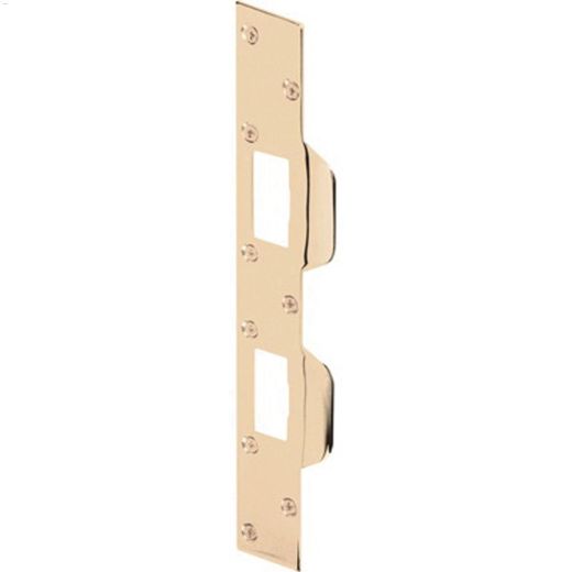 1-5\/8\" x 11\" Brass Plated Maximum Security Combo Strike
