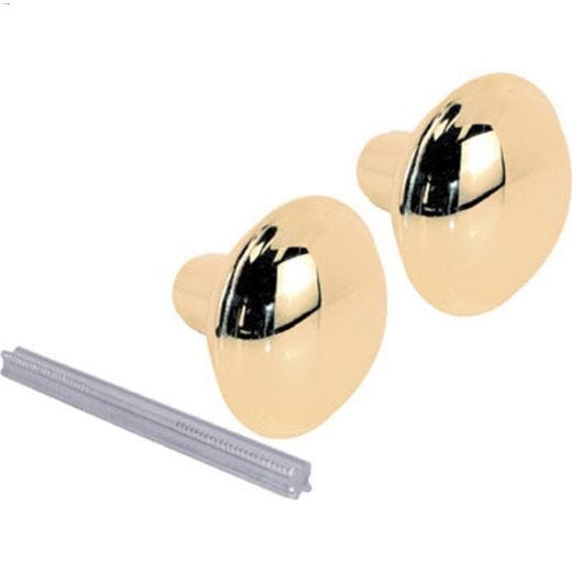 2-1\/4\" Brass Door Knob Set