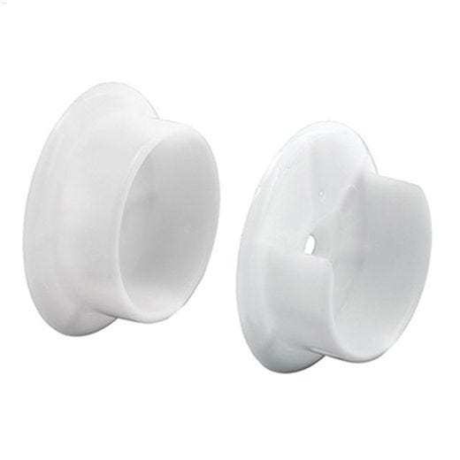 1-3\/8\" x 2-3\/16\" x 3\/4\" White Pole Socket