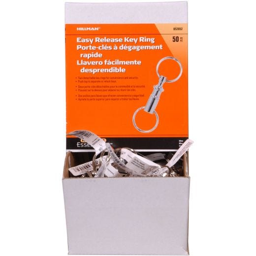 3" Detachable Key Ring