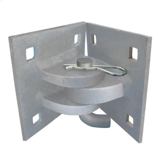 Howell\u2122 5-1\/4\" x 5-1\/4\" x 1\/4\" T-Style Backer Plate