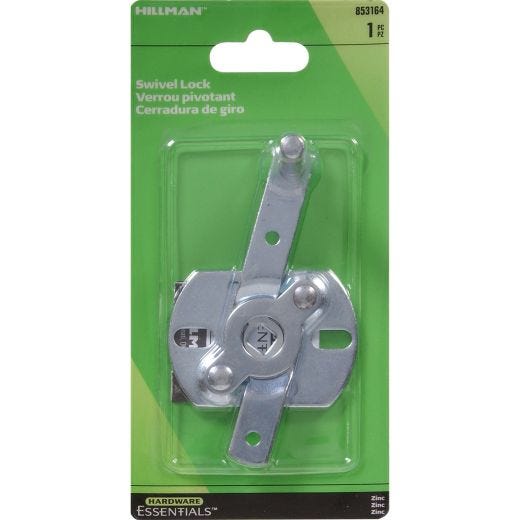 Zinc Plated Swivel Lock For 5/16" Square Shaft