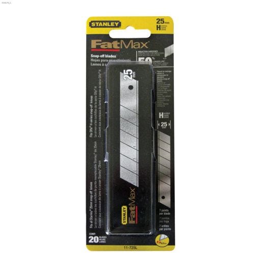 Fatmax\u00ae 25 mm Snap-Off Blade -20\/Pack