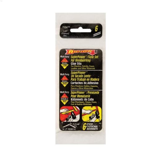 12 mm x 102 mm Slow Set Round Glue Stick