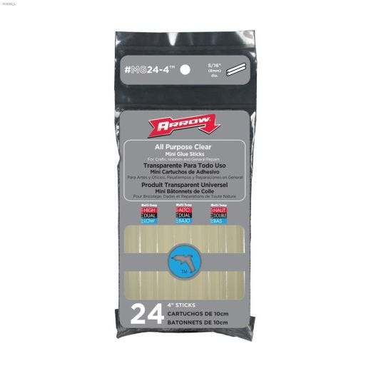 5\/16\" x 4\" All Purpose Round Mini Glue Stick