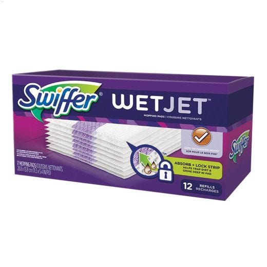 Swiffer\u00ae WetJet\u2122 Mopping Pad Refill-12\/Pack