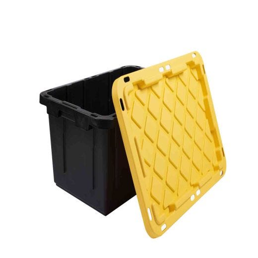 102 L Black/Yellow Plastic Strong Box